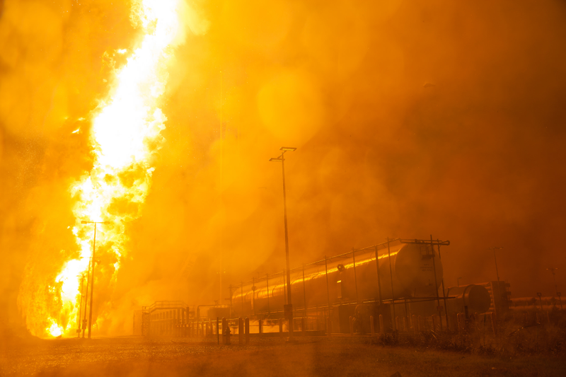 Illustration for article titled NASA Releases Harrowing New Photos of Last Year’s Antares Rocket Explosion